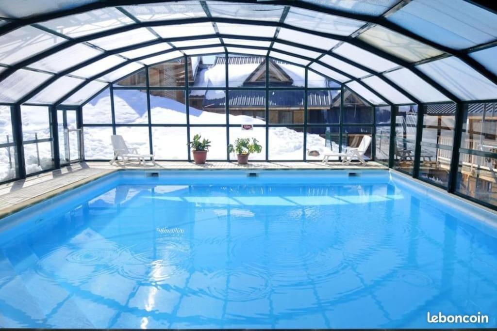 Saint Francois Longchamps Loc A La Montagne Avec Piscine Ete Hiver Vg23 Екстер'єр фото